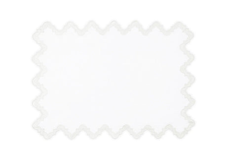 Placemat - Matouk Aziza Placemat in Bone at Fig Linens and Home