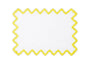 Placemat - Matouk Aziza Placemat in Lemon Yellow at Fig Linens and Home