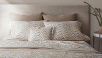 Thumbnail for Matouk Schumacher Quincy Sand Bed Linens at Fig Linens and Home