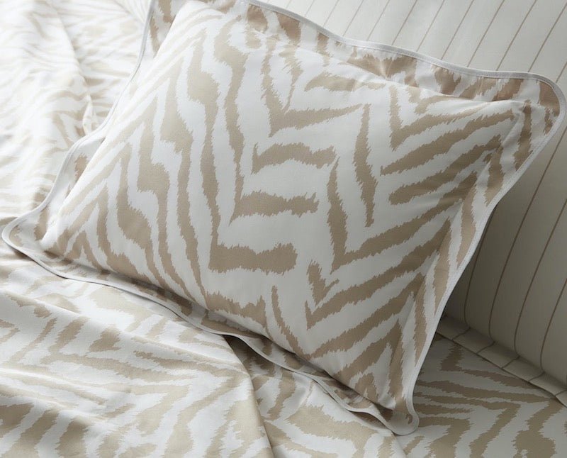 Matouk Quincy Sand Bedding - Schumacher Collection - Fig Linens and Home Decor