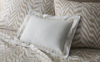 Thumbnail for Quincy Sand Bedding - Matouk Schumacher Bed Linens at Fig Linens and Home