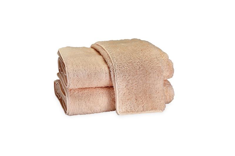 Cairo Bath Towels by Matouk | Sand with Sand Trim 