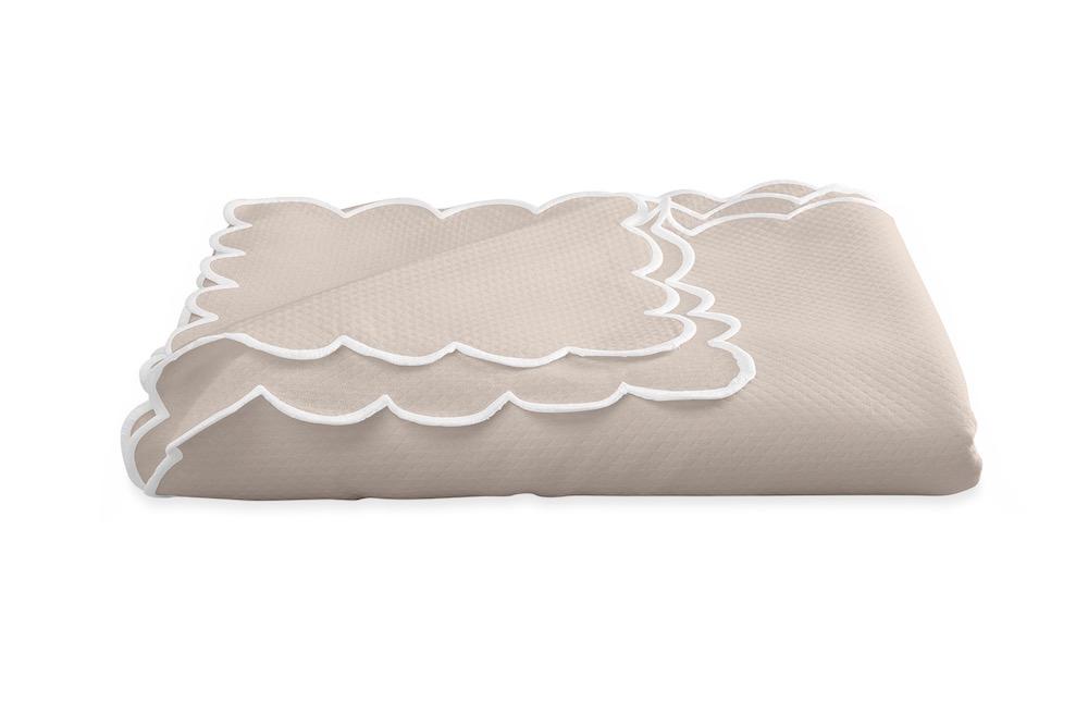 Savannah Gardens Oblong Pink Tablecloth | Matouk at Fig Linens