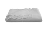 Savannah Gardens Oblong Silver Tablecloth | Matouk at Fig Linens