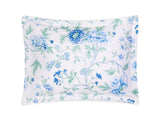 Pillow Sham - Simone Linen Sea Blue Schumacher Matouk Bedding at Fig Linens and Home