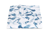 Duvet Cover - Matouk Schumacher Antonia Hazy Blue Bedding at Fig Linens and Home