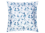 Pillow Sham - Matouk Schumacher Antonia Hazy Blue Bedding at Fig Linens and Home