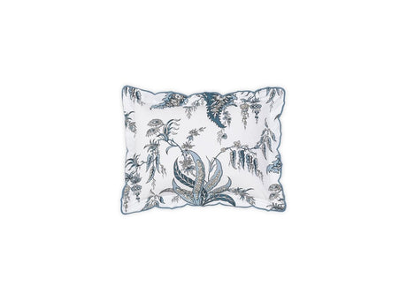 Boudoir Baby Pillow - Matouk Schumacher Apolline Mediterranean Bedding at Fig Linens and Home