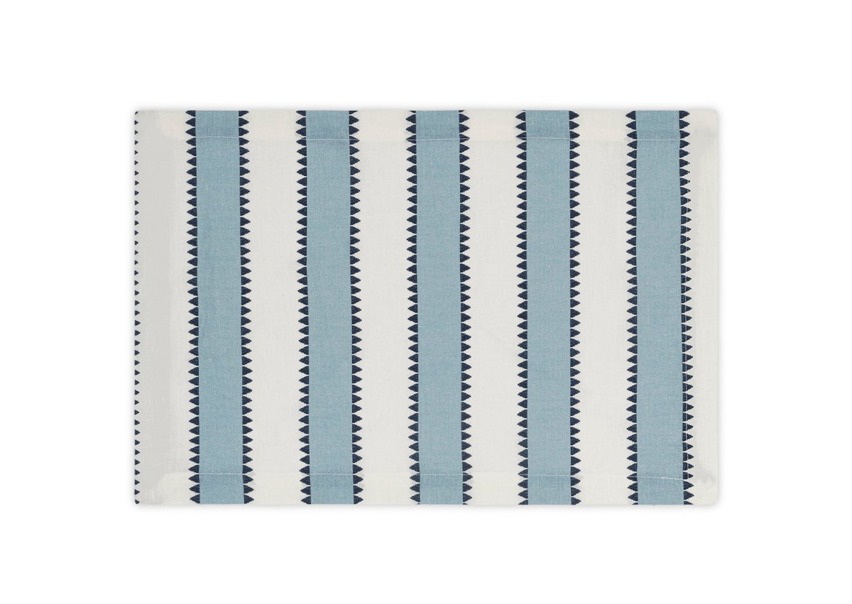 Placemats - Apollo Stripe Table Linens by Matouk Schumacher at Fig Linens and Home