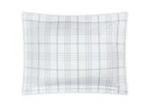 August Plaid Sea Pillow Sham | Matouk Schumacher at Fig Linens and Home