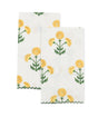 Gisele Marigold Guest Towels - Set of 2 Fingertip Bathroom Towels - Matouk Schumacher