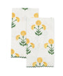 Gisele Marigold Guest Towels - Set of 2 Fingertip Bathroom Towels - Matouk Schumacher