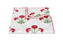 Tablecloth - Matouk Schumacher Gisele Scarlet Red Table Linens at Fig Linens and Home