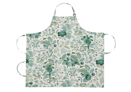 Kitchen Apron - Pomegranate Emerald Apron by Matouk Schumacher at Fig Linens and Home