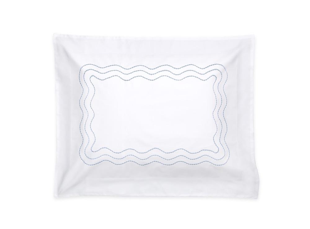 Matouk Serena Azure Sham | Fig Linens and Home