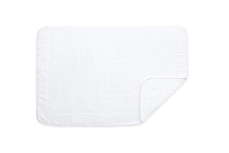 Matouk Whipstitch White Tub Mats | Fig Linens