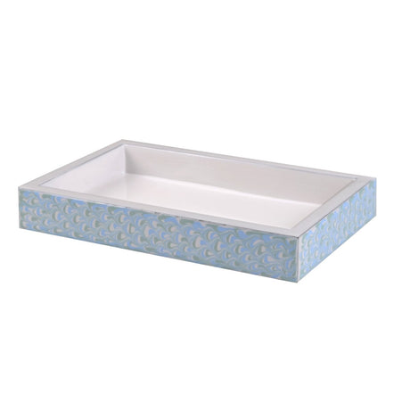 Mike + Ally Atlantic Pastel tray pastel | Fig Linens and Home Bathroom Accessory Sets 