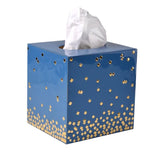 Bath Accessories - Xenon Blue Mike + Ally Boutique Tissue Box