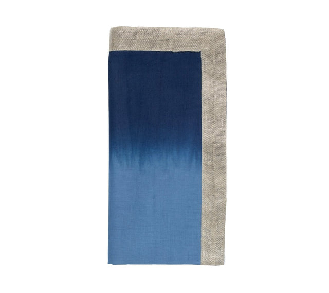 Dip Dye Napkin in Blue & White by Kim Seybert at Fig Linens and Home