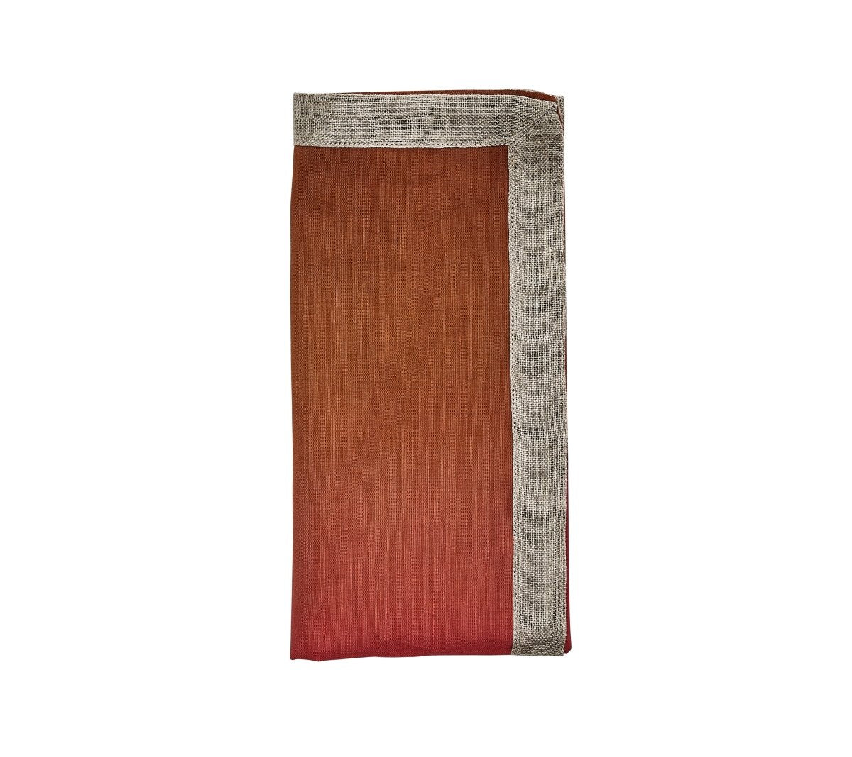 Dip Dye Napkin in Cranberry & Orange by Kim Seybert at Fig Linens and Home