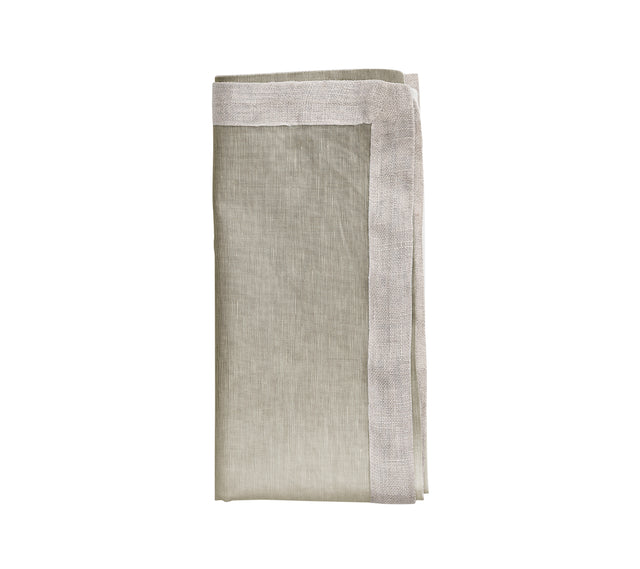 Dip Dye Napkin in Gray & Silver by Kim Seybert at Fig Linens and Home