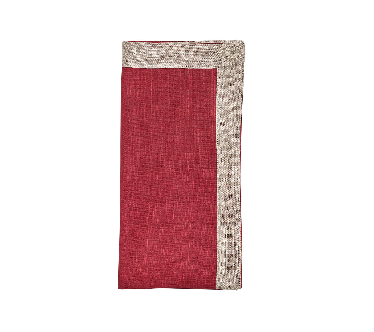 Dip Dye Napkin in Red & Burgundy by Kim Seybert at Fig Linens and Home