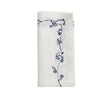 Ming Border Napkin in White & Navy by Kim Seybert at Fig Linens and Home