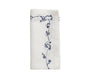 Ming Border Napkin in White & Navy by Kim Seybert at Fig Linens and Home