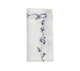 Ming Border Napkin in White & Navy by Kim Seybert at Fig Linens and Home