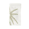 Palm Coast Napkin in White, Green & Gold by Kim Seybert at Fig Linens and Home