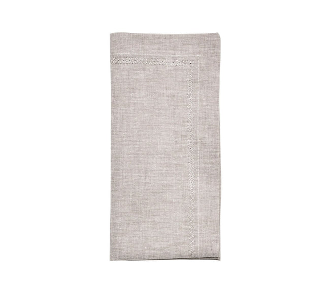 Classic Napkin in Gray by Kim Seybert at Fig Linens and Home