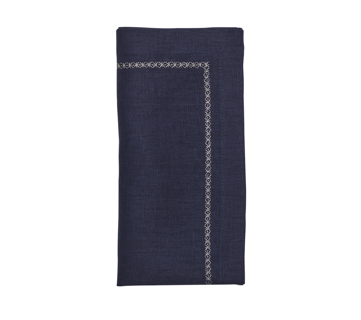 Classic Napkin in Navy by Kim Seybert at Fig Linens and Home