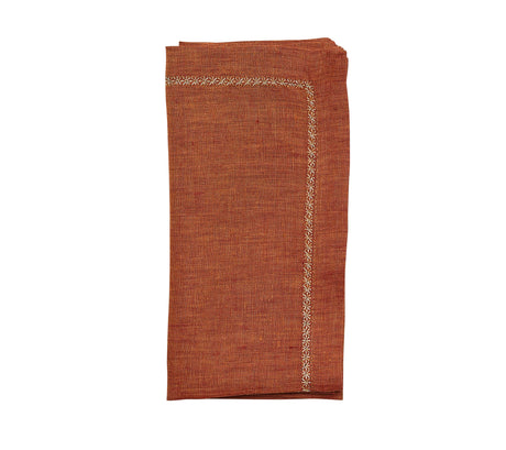 Classic Napkin in Rust by Kim Seybert at Fig Linens and Home