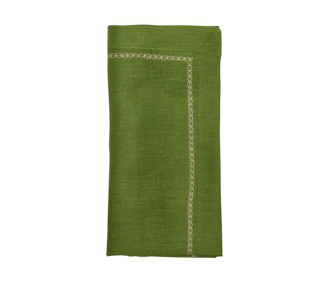 Classic Napkin in Spring Green by Kim Seybert at Fig Linens and Home