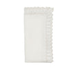 Lumina Napkin in White by Kim Seybert at Fig Linens and Home