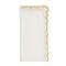 Arches Napkin in White & Gold by Kim Seybert at Fig Linens and Home