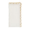 Arches Napkin in White & Gold by Kim Seybert at Fig Linens and Home