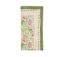 Mira Napkin in Green & Pink by Kim Seybert at Fig Linens and Home