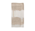 Watercolor Stripe Napkin in White & Natural by Kim Seybert at Fig Linens and Home