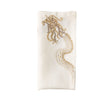 Imperial Dragon Napkin in White, Gold & Silver by Kim Seybert at Fig Linens and Home