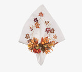 Fall Frolic Napkin Ring in Brown & Orange Set of 4 by Kim Seybert