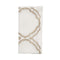 Daydream Napkin in White, Gold & Silver by Kim Seybert at Fig Linens and Home