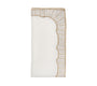 Frame Napkin in White, Gold & Silver by Kim Seybert at Fig Linens and Home