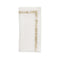 Impression Napkin in White & Gold by Kim Seybert at Fig Linens and Home