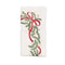 Merry and Bright Napkin in White, Red & Green by Kim Seybert at Fig Linens and Home