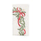 Merry and Bright Napkin in White, Red & Green by Kim Seybert at Fig Linens and Home