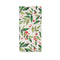 Winter Foliage Napkin in White, Red & Green by Kim Seybert at Fig Linens and Home