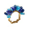 Poppy Napkin Ring in Blue by Kim Seybert at Fig Linens and Home