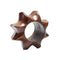 Twist Napkin Ring in Brown & Gold by Kim Seybert at Fig Linens and Home