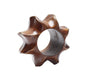 Twist Napkin Ring in Brown & Gold by Kim Seybert at Fig Linens and Home